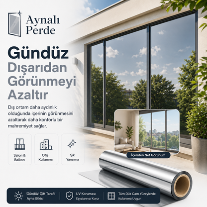 Aynalı Perde  Cam Filmi