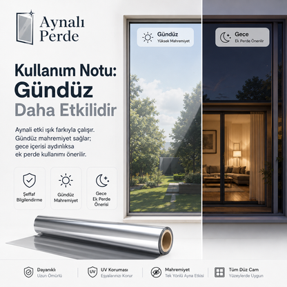 Aynalı Perde  Cam Filmi