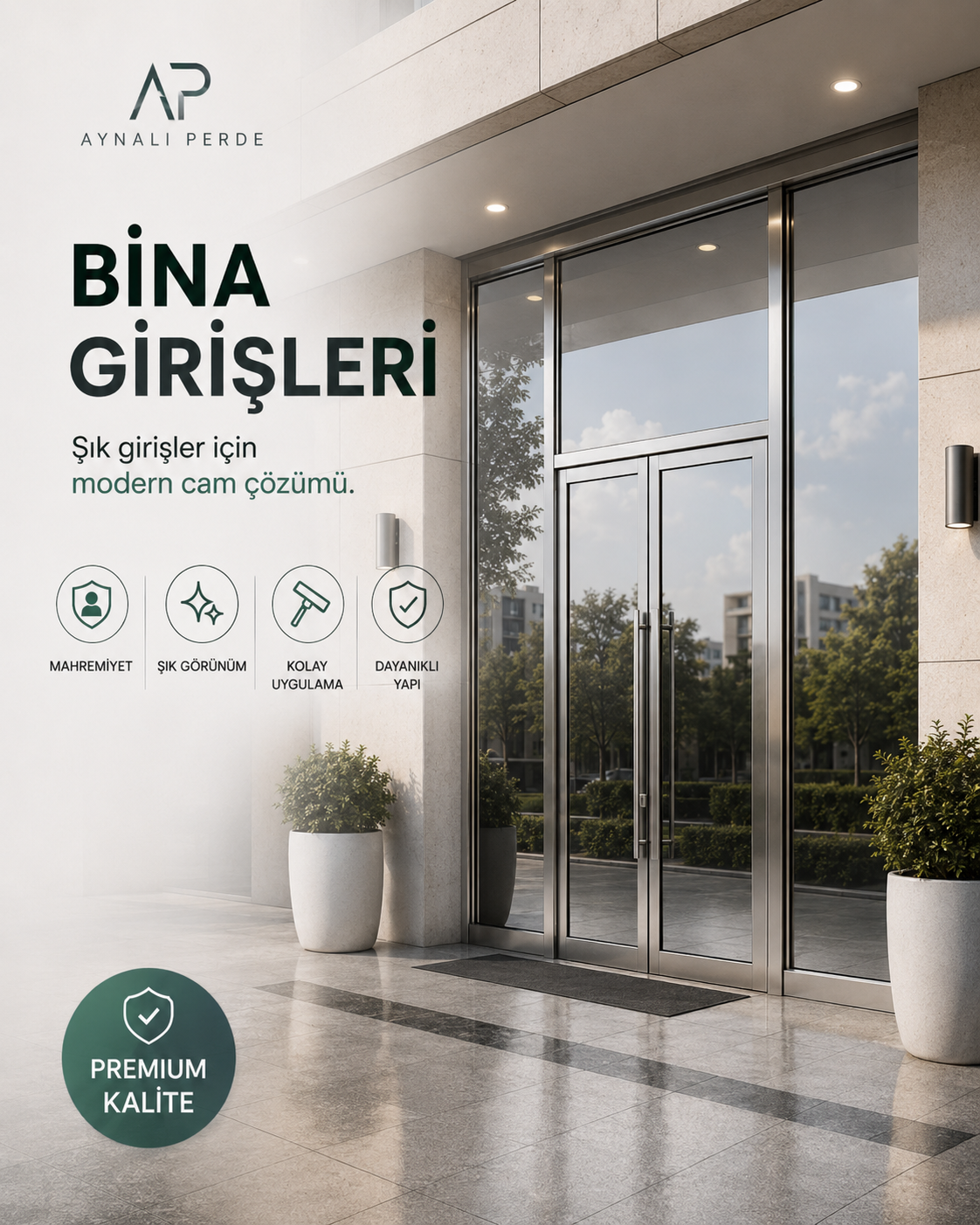 Aynalı Perde  Cam Filmi