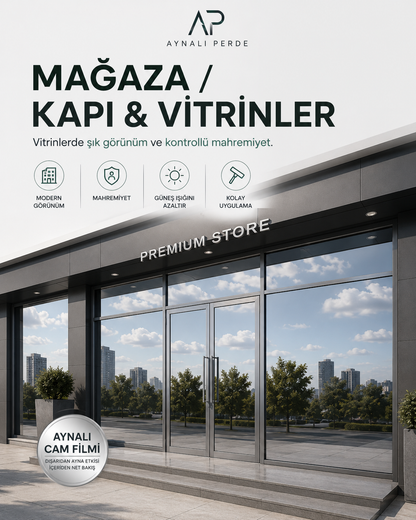 Aynalı Perde  Cam Filmi