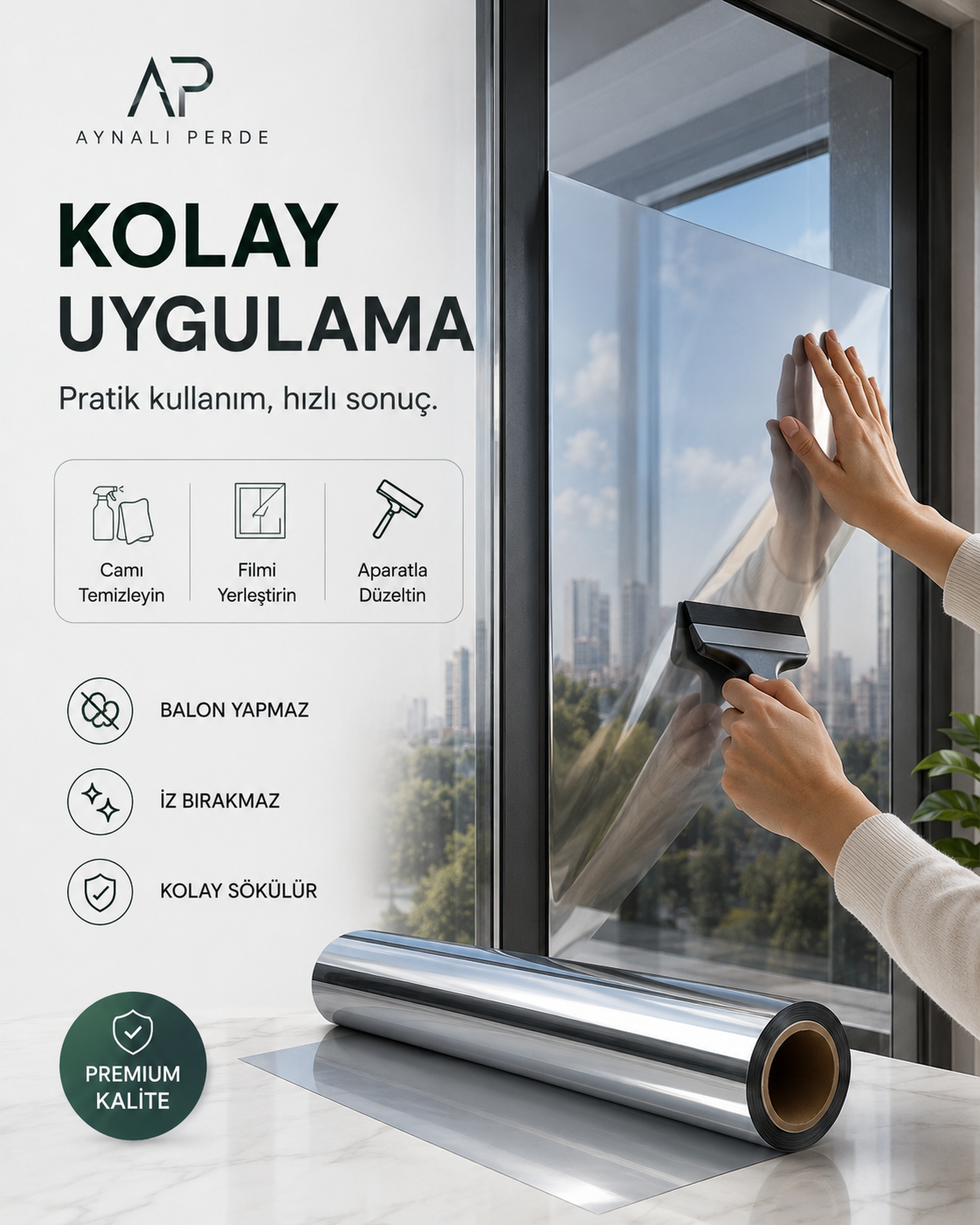 Aynalı Perde  Cam Filmi